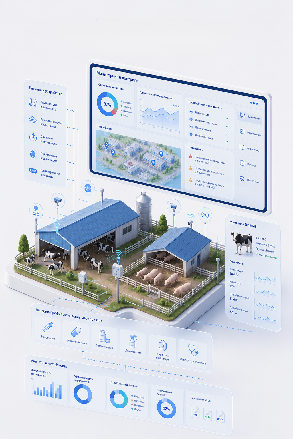 Цифровая платформа по управлению молочно-товарным комплексом